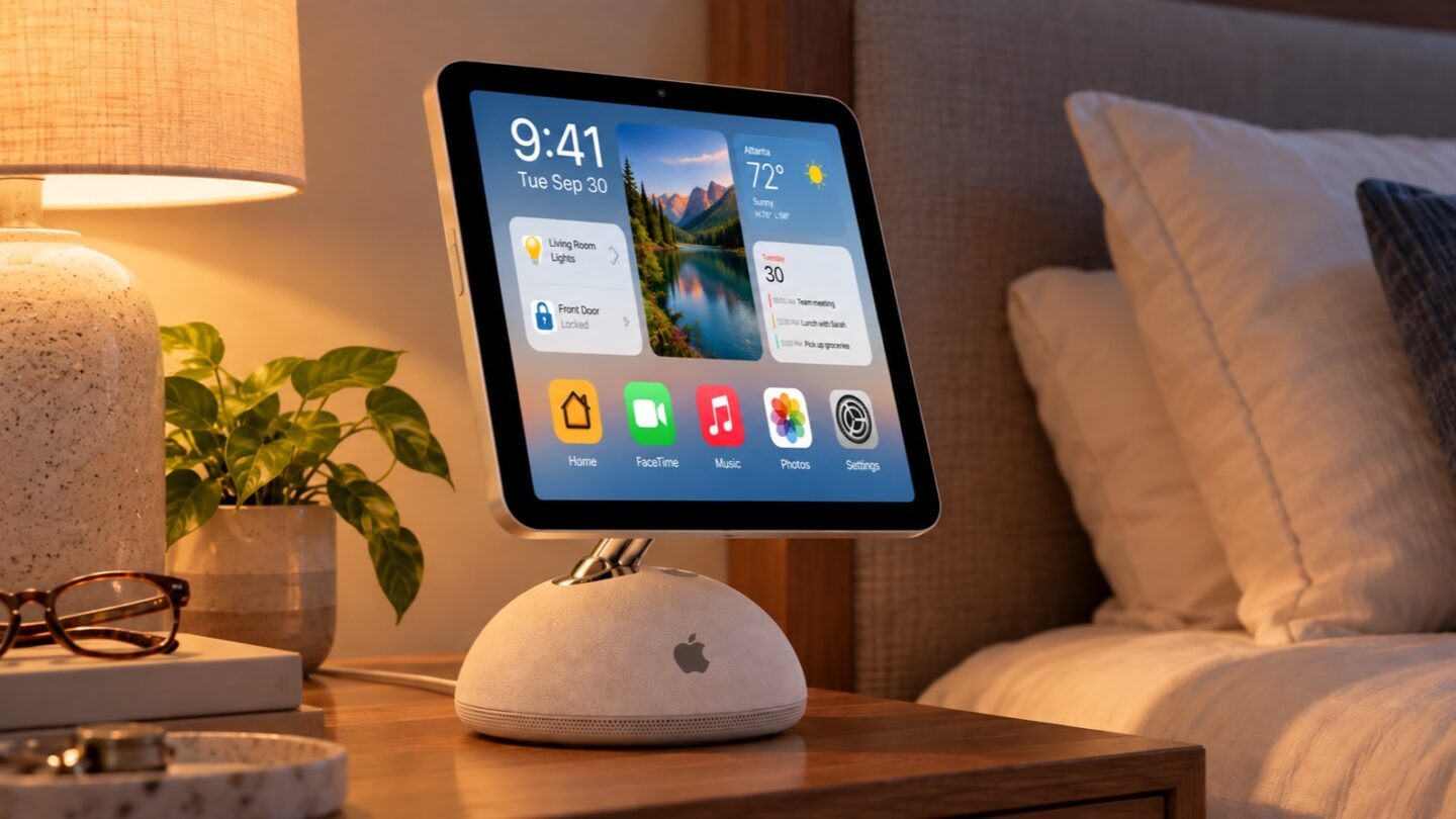 Apple smart home hub AI concept image
