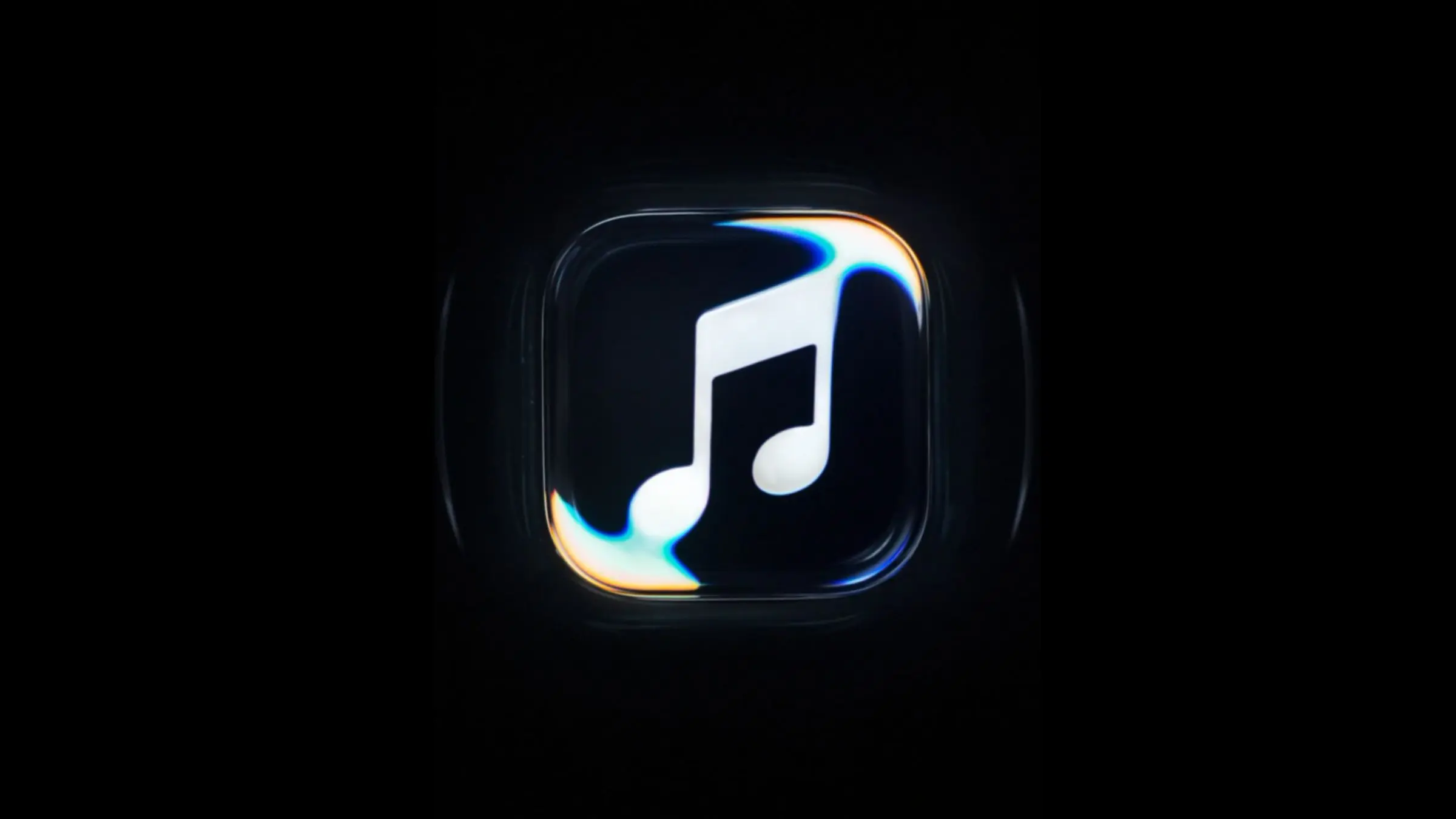 New Apple Music logo was made with sound and mineral oil