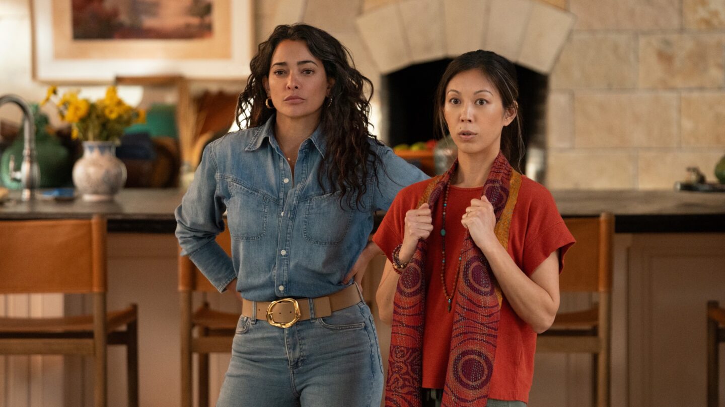 Brothers_Apple TV_04 Natalie Martinez and Brittany Ishibashi in Brothers on Apple TV.