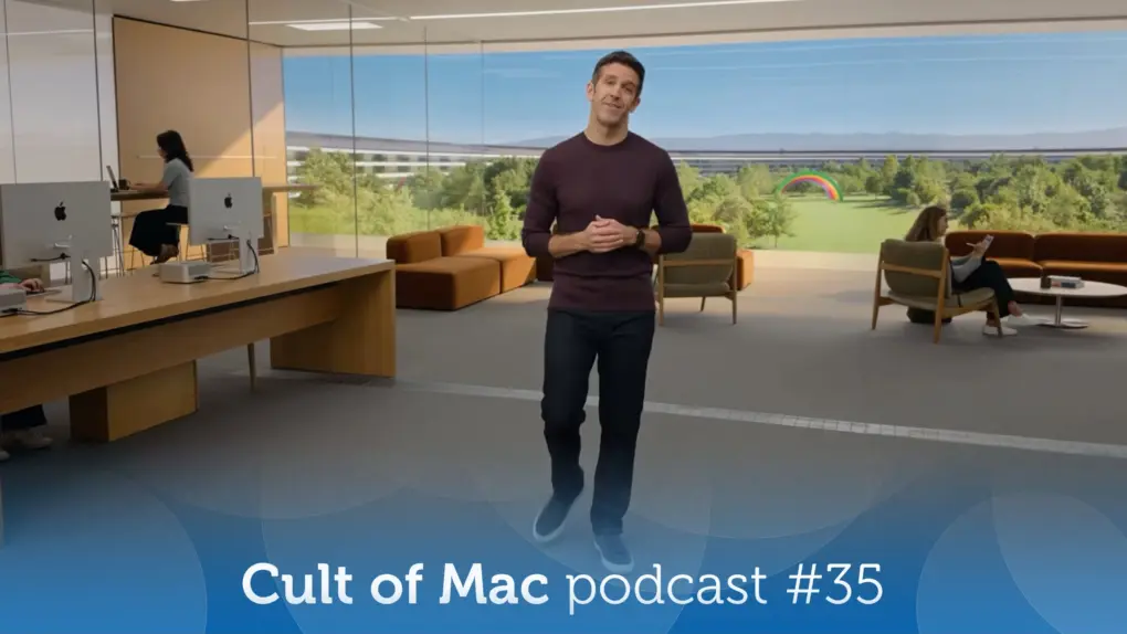 Photo of Apple CEO John Ternus walking through an office at Apple Park during the Surprise and Shine event in September 2026.