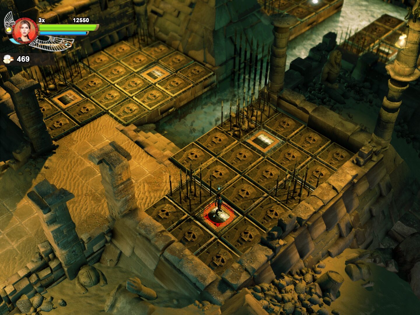 Lara Croft and the Temple of Osiris gameplay example 2 Lara Croft and the Temple of Osiris gameplay example 2