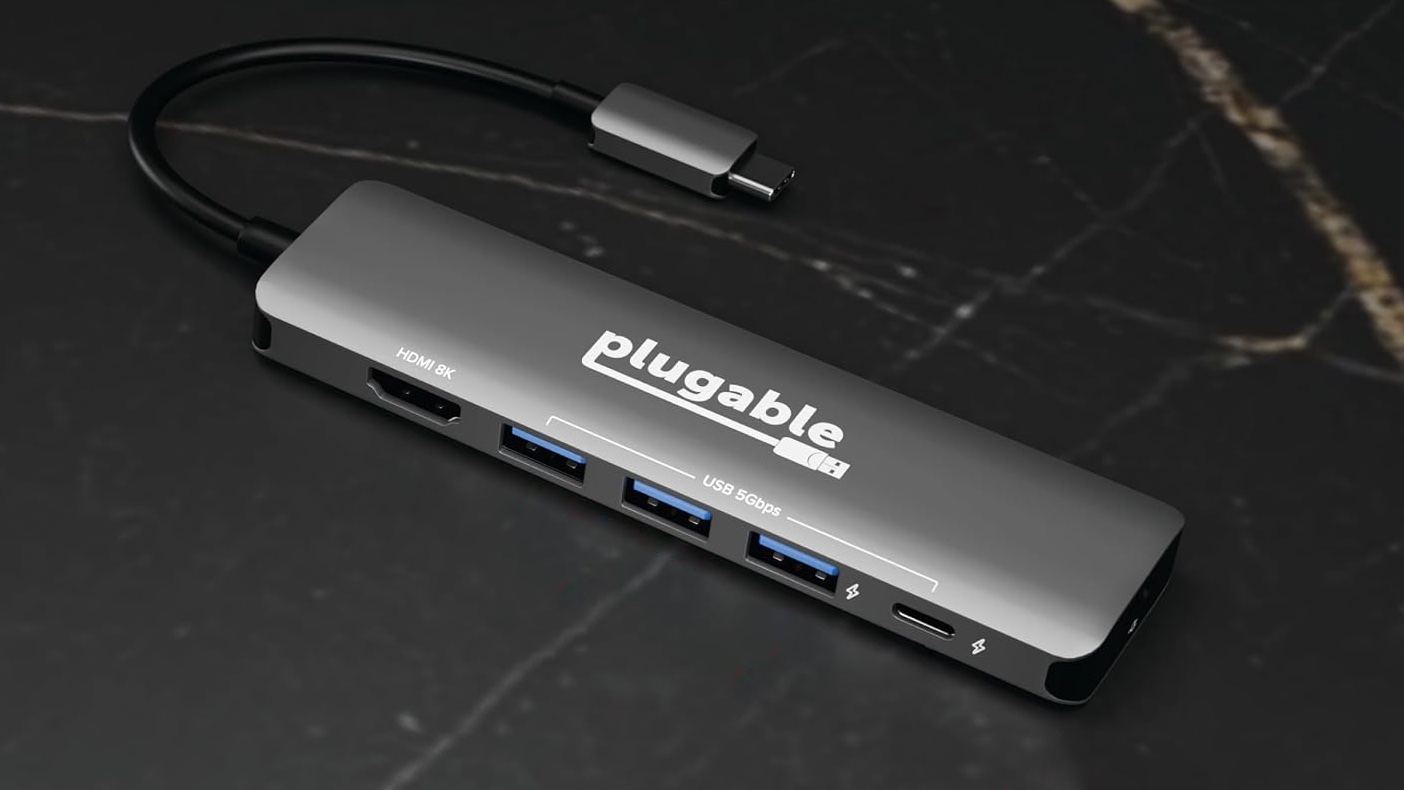 Plugable USB C 6 in 1 Hub_01 Plugable USB-C 6-in-1 Hub keeps things compact with HDMI 2.1.
