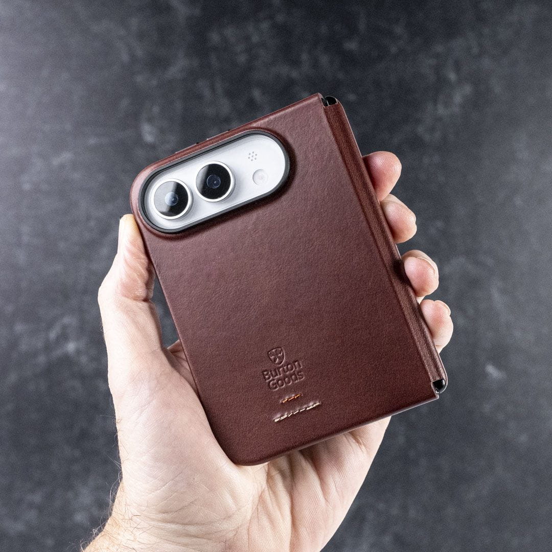 Burton goods heritage leather case iphone duo Burton Goods Heritage iPhone Duo case.