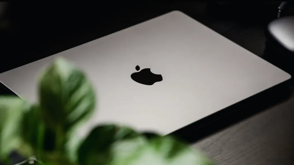 MacBook Pro on a desk.